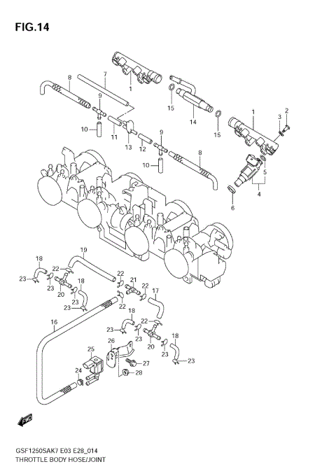 THROTTLE BODY HOSE/JOINT