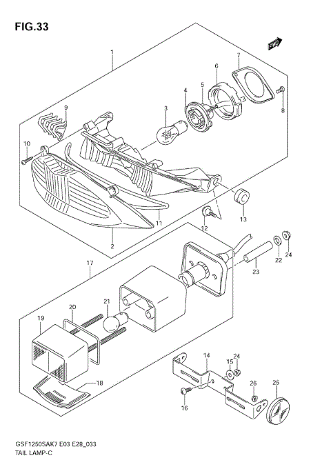 REAR COMBINATION LAMP