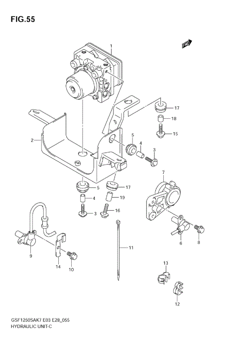 HYDRAULIC UNIT (GSF1250SAK7/SAK8/SAK9)