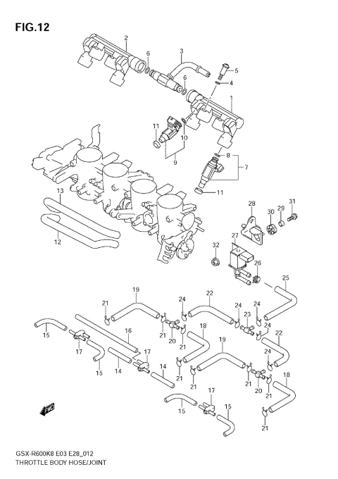 THROTTLE BODY HOSE/JOINT