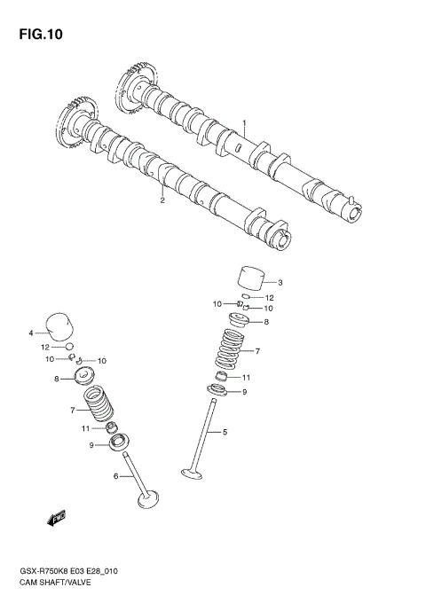CAM SHAFT - VALVE