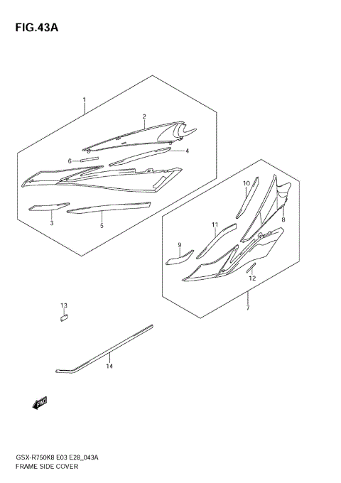 FRAME SIDE COVER (MODEL K9)