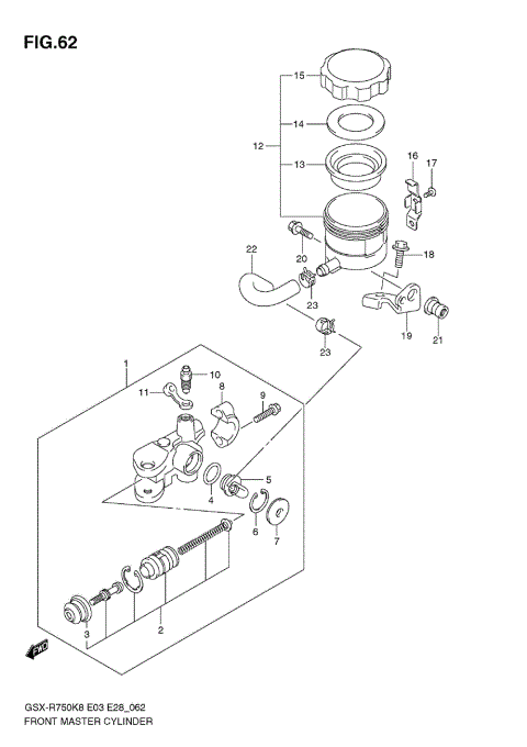 FRONT MASTER CYLINDER