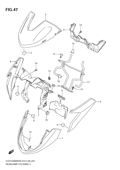 HEADLAMP HOUSING