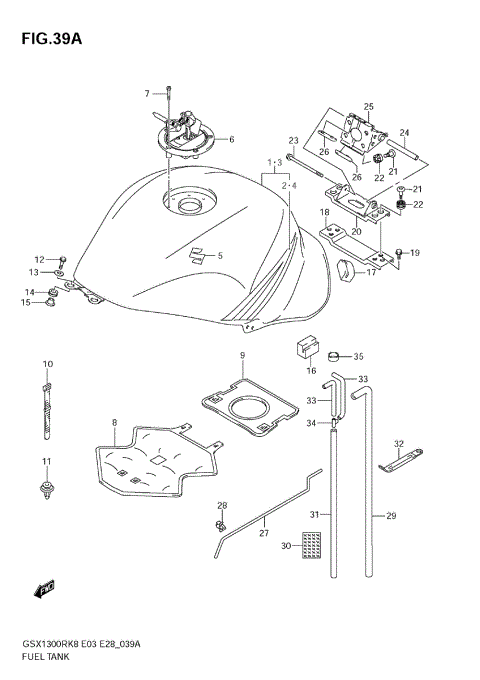 FUEL TANK (MODEL K9)