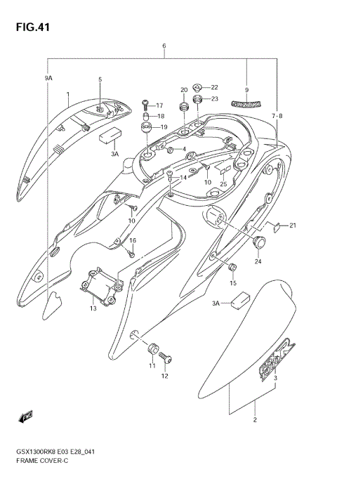 FRAME COVER (MODEL K8)