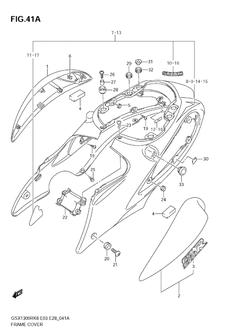 FRAME COVER (MODEL K9)