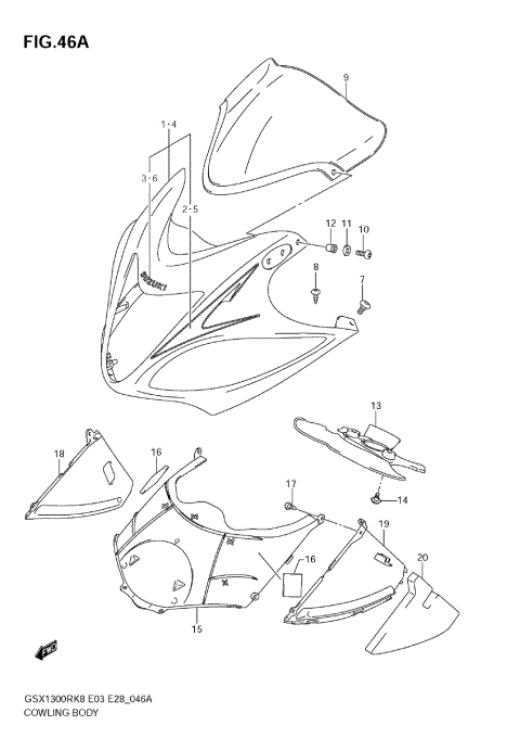 COWLING BODY (MODEL K9)