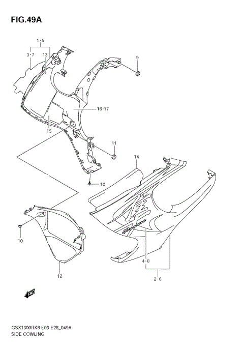 SIDE COWLING (MODEL K9)