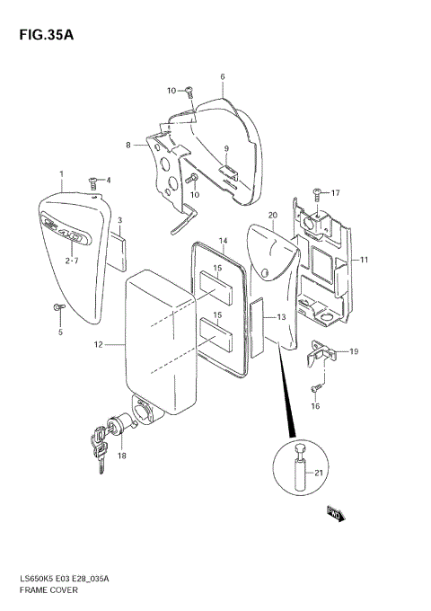FRAME COVER (MODEL K9)
