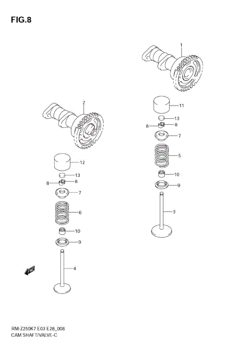 CAMSHAFT - VALVE