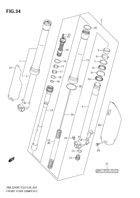 FRONT DAMPER (MODEL K7)