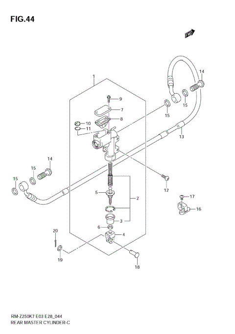 REAR MASTER CYLINDER