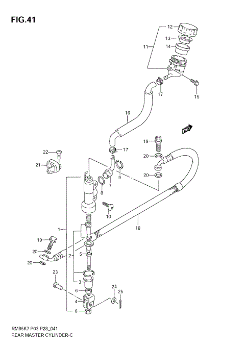 REAR MASTER CYLINDER