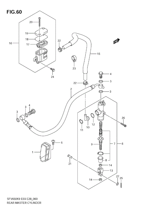REAR MASTER CYLINDER