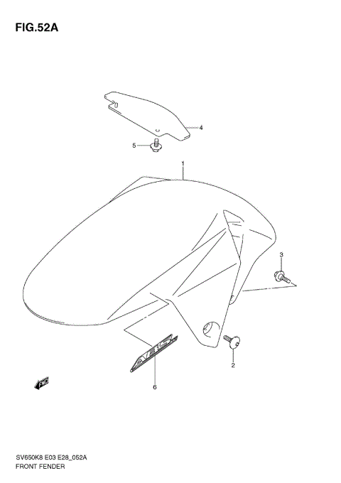 FRONT FENDER (MODEL K9)