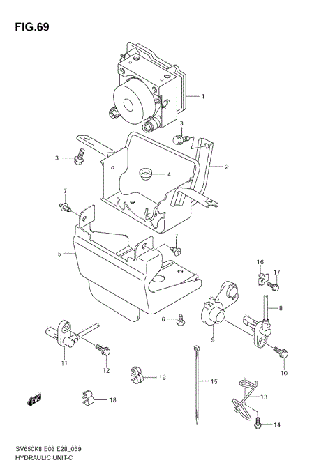HYDRAULIC UNIT(SV650AK8/SAK8/AK9/SAK9)