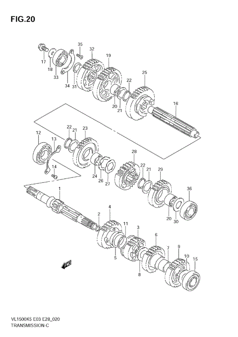 TRANSMISSION (MODEL K5)