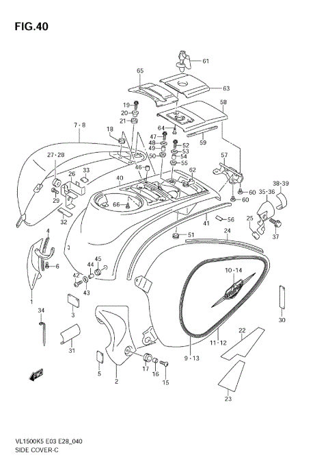 SIDE COVER (MODEL K5)