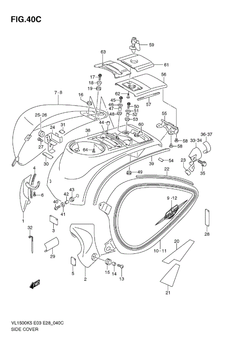 SIDE COVER (MODEL K9)