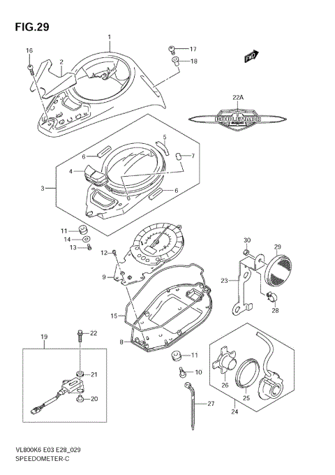 SPEEDOMETER (VL800K6/TK6/CK6)
