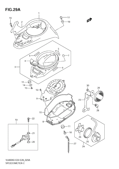 SPEEDOMETER (VL800K7/K8/TK7/TK8)