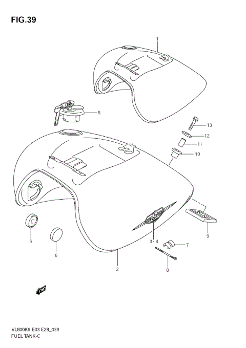 FULE TANK (VL800K6/TK6)