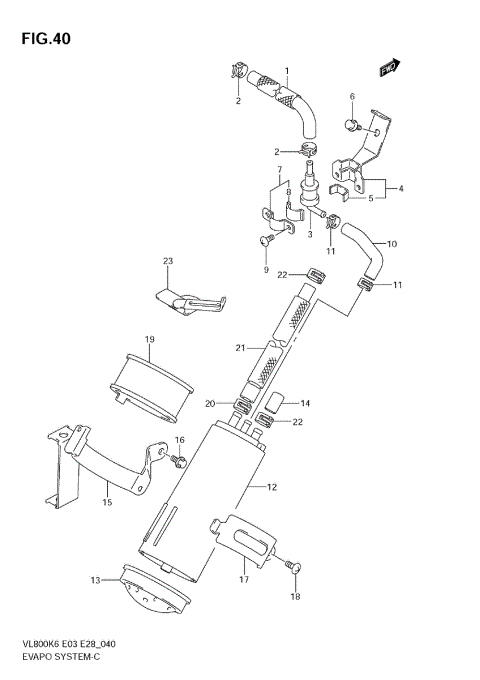 EVAP SYSTEM (MODEL K6/K7/K8 E33)