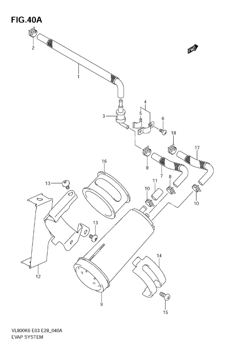 EVAP SYSTEM (MODEL K9 E33)
