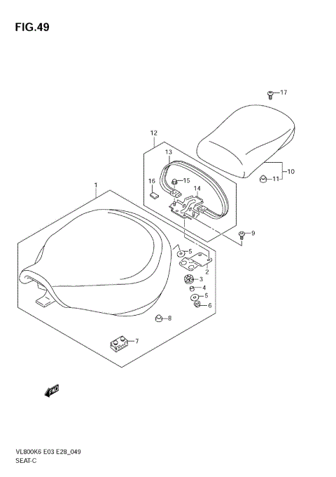 SEAT (VL800K6/K7/K8)