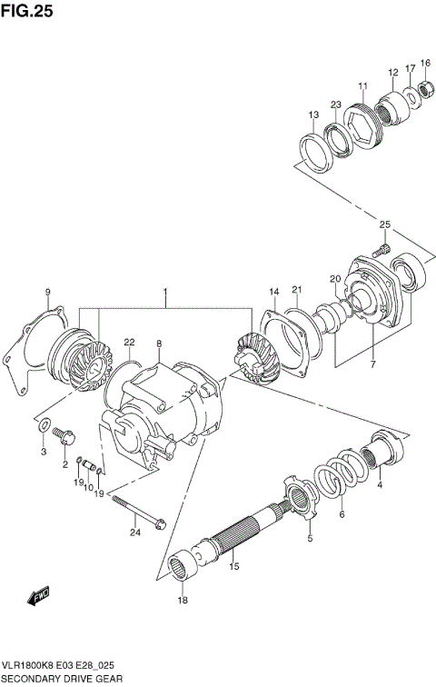 SECONDARY DRIVE GEAR