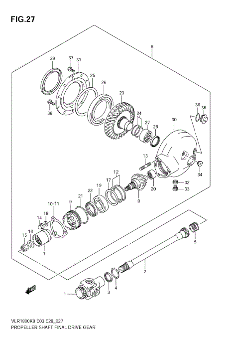 PROPELLER SHAFT/FINAL DRIVE GEAR