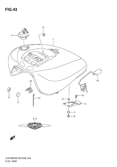 FUEL TANK (VLR1800K8/K9)