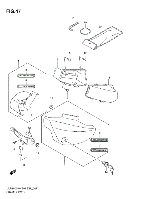 FRAME COVER (MODEL K8)