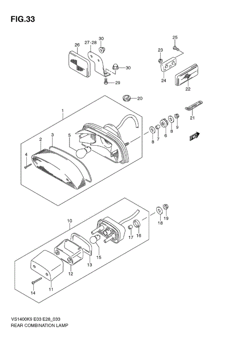 REAR COMBINATION LAMP