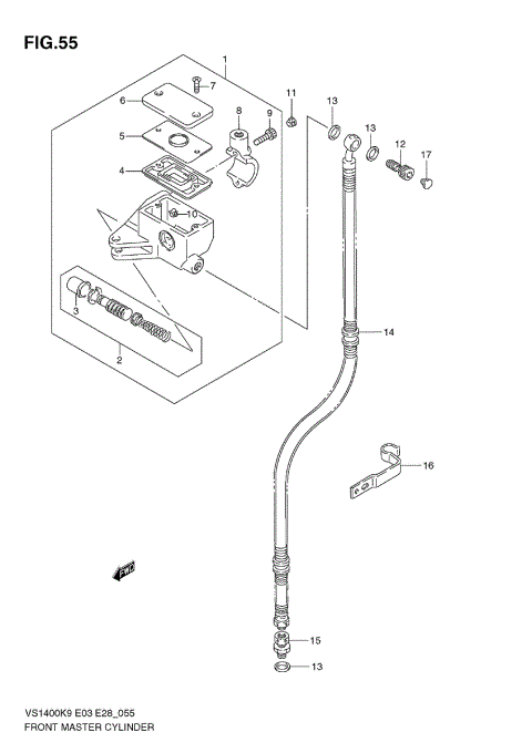 FRONT MASTER CYLINDER