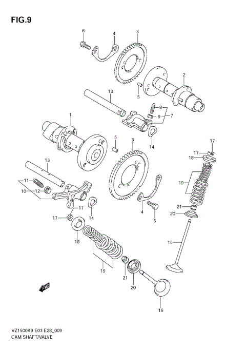 CAMSHAFT - VALVE