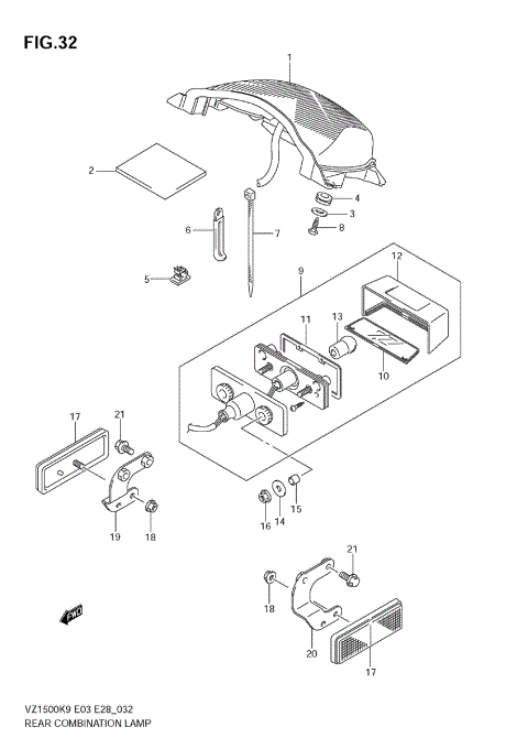 REAR COMBINATION LAMP