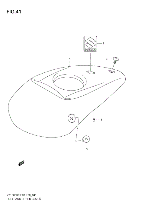 FUEL TANK UPPER COVER