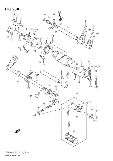 GEAR SHIFTING (MODEL K9)