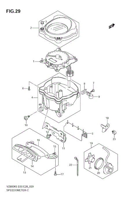 SPEEDOMETER (MODEL K5/K6/K7/K8)