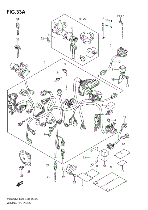 WIRING HARNESS (MODEL K9)