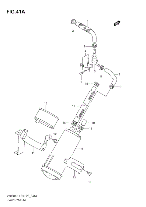 EVAP SYSTEM (MODEL K9)