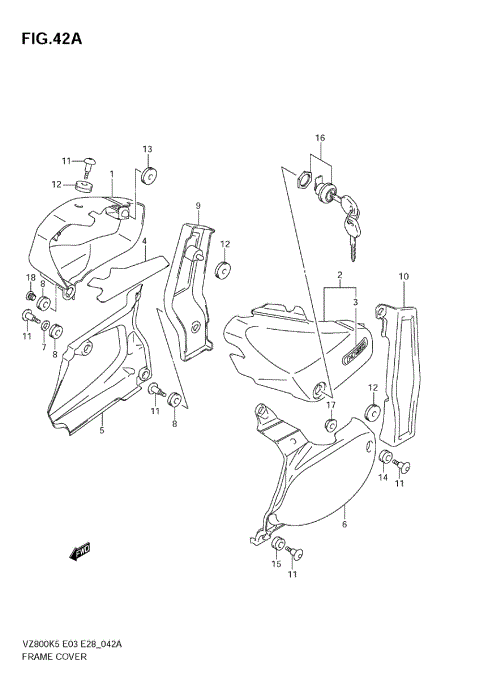 FRAME COVER (VZ800ZK7/ZK8)