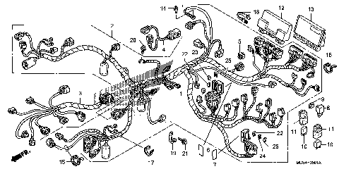 WIRE HARNESS (ST1300A)