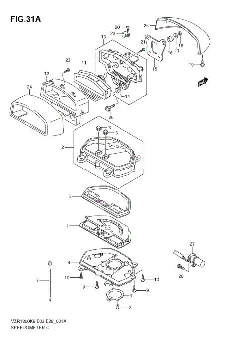 SPEEDOMETER (VZR1800K8/K9)