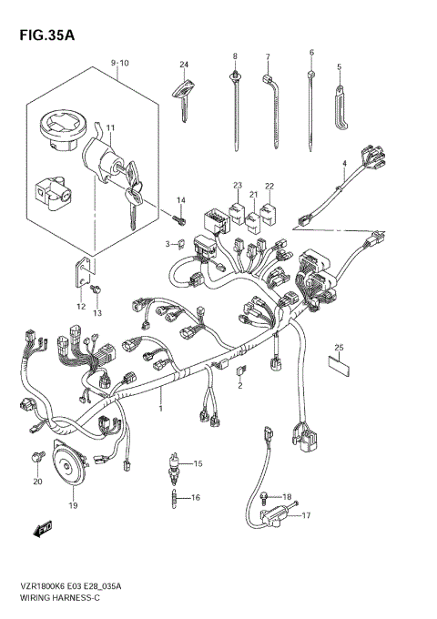 WIRING HARNESS (VZR1800NK8/NK9)