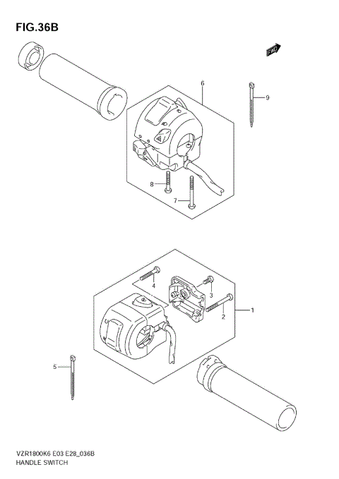 HANDLE SWITCH (VZR1800ZK9)
