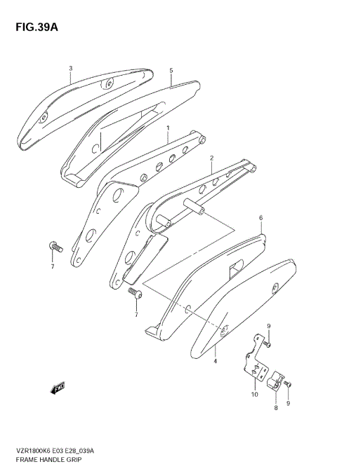 FRAME HANDLE GRIP (VZR1800K8/ZK8/K9/NK9/ZK9)