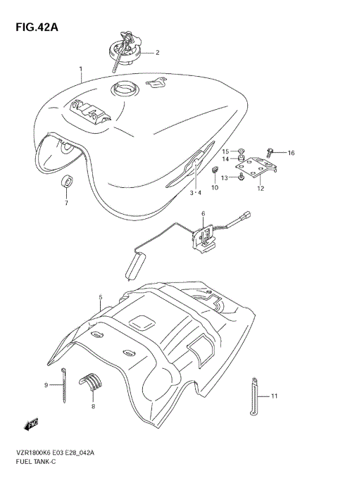 FUEL TANK (VZR1800ZK7/ZK8/ZK9)